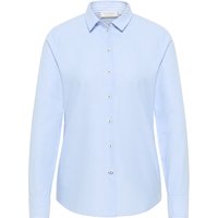 Oxford Shirt Bluse in hellblau unifarben von ETERNA Mode GmbH