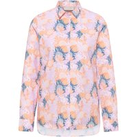 Oxford Shirt Bluse in mandarine bedruckt von ETERNA Mode GmbH