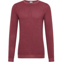 Strick Pullover in berry unifarben von ETERNA Mode GmbH