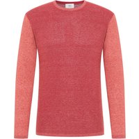 Strick Pullover in rot strukturiert von ETERNA Mode GmbH