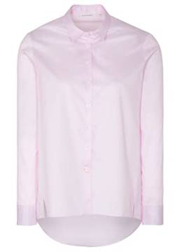 ETERNA Comfort Fit Bluse Langarm Hemdenkragen Twill rosa Größe 42 von ETERNA