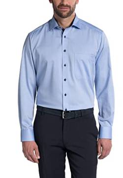 ETERNA Comfort Fit Hemd extra Langer Arm Oxford Mittelblau Größe 44 von ETERNA
