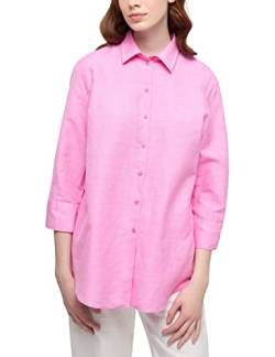 ETERNA Damen Linen Shirt Loose FIT 3/4 rosa 38_D_3/4 von ETERNA