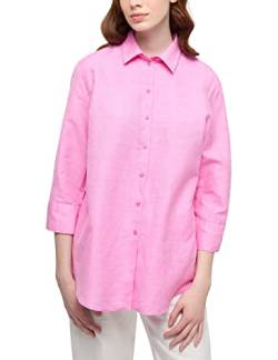 ETERNA Damen Linen Shirt Loose FIT 3/4 rosa 44_D_3/4 von ETERNA