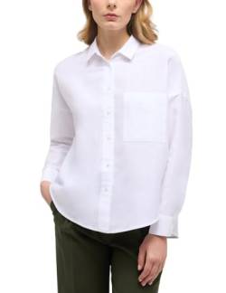 ETERNA Damen Linen Shirt Oversize FIT 1/1 weiß 42_D_1/1 von ETERNA