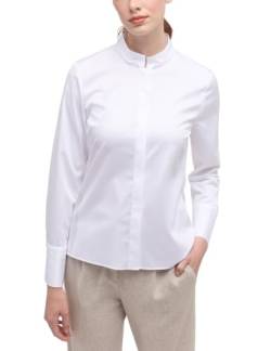 ETERNA Damen Satin Shirt Fitted 1/1 weiß 42_D_1/1 von ETERNA