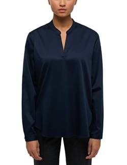 ETERNA Damen Satin Shirt Loose FIT 1/1 dunkelblau 36_D_1/1 von ETERNA