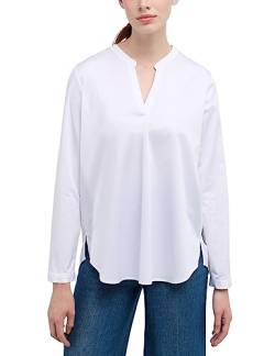 ETERNA Damen Satin Shirt Loose FIT 1/1 weiß 40_D_1/1 von ETERNA