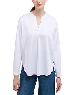 ETERNA Damen Satin Shirt Loose FIT 1/1 weiß 48_D_1/1 von ETERNA