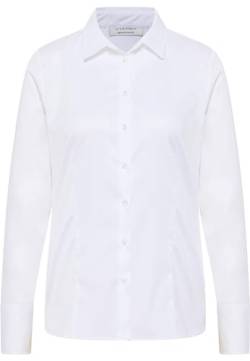 ETERNA Damen Satin Shirt Regular FIT 1/1 weiß 38_D_1/1 von ETERNA