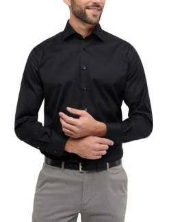 ETERNA Herren Cover Shirt MODERN FIT 1/1 schwarz 43_H_1/1 von ETERNA