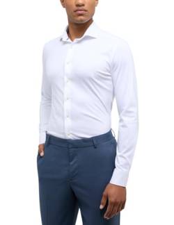 ETERNA Herren Jersey Shirt Slim FIT 1/1 weiß 44_H_1/1 von ETERNA