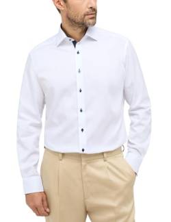 ETERNA Herren Pinpoint Oxford Hemd MODERN FIT 1/1 weiß 41_H_1/1 von ETERNA