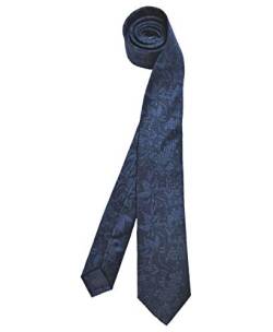 ETERNA elegante Krawatte dunkelblau blau Floralmuster (Baumwolle) von ETERNA
