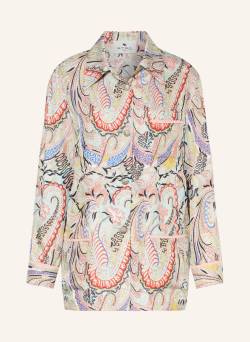 Etro Seiden-Overshirt beige von ETRO