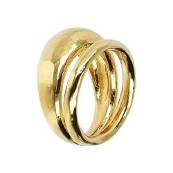 ETRUSCA AçO WSET00709.YG-18 Ring, Marke, Einheitsgröße, Nicht-Edelmetall, Kein Edelstein von ETRUSCA