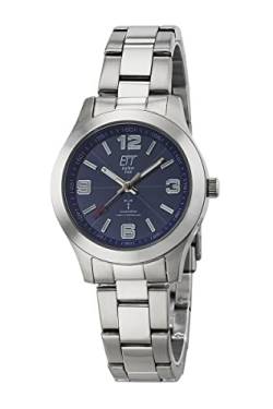 ETT Eco Tech Time Funk Solar Damen Uhr Analog mit Edelstahl Armband ELS-11496-31M von ETT Eco Tech Time