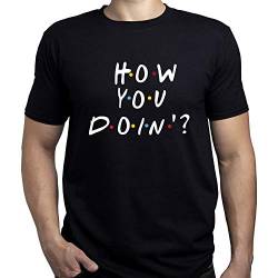 How You Doin Joey Tribbiani Friends Gift Herren T-Shirt Schwarz L von EUGINE DREAM