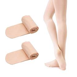 EULANT 2 Pairs Ballett Strumpfhose Mädchen,Kinder Verdicken Tanzstrumpfhosen,Stretch Leggings mit Fuß,90 Den Opaque Strumpfhose fürs Ballett Gymnastik Tanz Sport Aerobic Yoga pilate von EULANT