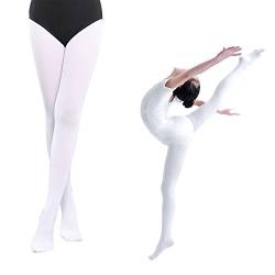 EULANT Ballett Strumpfhose Mädchen,Kinder Tanzstrumpfhosen,Stretch Leggings mit Fuß,90 Den Blickdicht Strumpfhose fürs Ballett Gymnastik Tanz Sport Aerobic Yoga pilate von EULANT