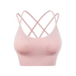 EULLA Damen Reggiseno Sportivo Donna Sport-BH, Rosa, L von EULLA