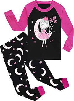 EULLA Mädchen Schlafanzug Nachtwäsche Zweiteiliger Pyjama Set von EULLA