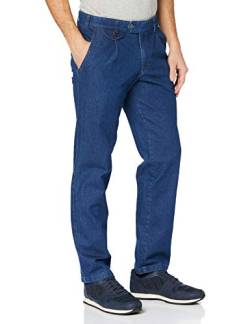 EUREX by BRAX Herren Ergo Cut Jeans Bundfalten-Hose Style Fred 321 Stretch, Blau 22, 39U von Eurex by Brax