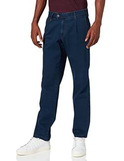 EUREX by BRAX Herren Ergo Cut Jeans Bundfalten-Hose Style Fred 321 Stretch, Blue Black 23, 48 von EUREX by Brax