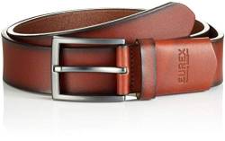 EUREX by Brax Herren Style Eurex Gürtel, Cognac, 110 von EUREX by Brax