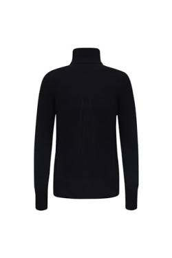 EURKEA Damen Rollkragen 100% Kaschmir Pullover Langarm Pullover Winter Top für Frauen Geschenk bereit, Schwarz, Mittel von EURKEA