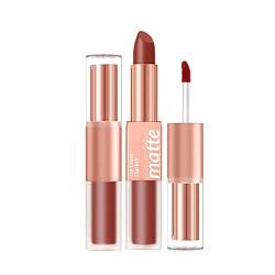 Lip Gloss Lipstick For Damen Mädchen Lip Stains Lippenstift LIP Lipstick-Velours-Lipgloss verblasst nicht leicht zu vernebeln Paste Color Set Box Hochpigmentierte Lippen-set von EUzeo