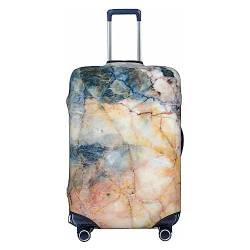 EVANEM Travel Luggage Cover Double Sided Suitcase Cover For Man Woman Marble Washable Suitcase Protector Luggage Protector For Travel Adult, Schwarz , L von EVANEM