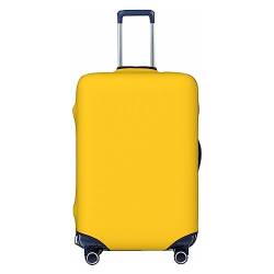 EVANEM Travel Luggage Cover Double Sided Suitcase Cover For Man Woman Milk Duck Yellow Washable Suitcase Protector Luggage Protector For Travel Adult, Schwarz , L von EVANEM