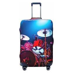 EVANEM Travel Luggage Cover Double Sided Suitcase Cover For Man Woman Rock Concert Stage Washable Suitcase Protector Luggage Protector For Travel Adult, Schwarz , XL von EVANEM