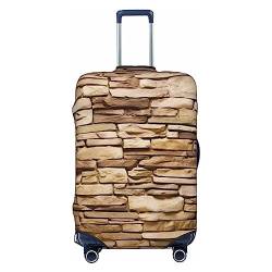 EVANEM Travel Luggage Cover Double Sided Suitcase Cover For Man Woman Rocks Brick Wall Washable Suitcase Protector Luggage Protector For Travel Adult, Schwarz , M von EVANEM