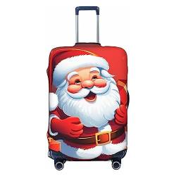 EVANEM Travel Luggage Cover Double Sided Suitcase Cover For Man Woman Santa Claus Gifts Washable Suitcase Protector Luggage Protector For Travel Adult, Schwarz , M von EVANEM