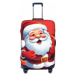 EVANEM Travel Luggage Cover Double Sided Suitcase Cover For Man Woman Santa Claus Gifts Washable Suitcase Protector Luggage Protector For Travel Adult, Schwarz , S von EVANEM