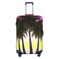 EVANEM Travel Luggage Cover Double Sided Suitcase Cover For Man Woman Tropical Palm Tree Washable Suitcase Protector Luggage Protector For Travel Adult, Schwarz , XL von EVANEM