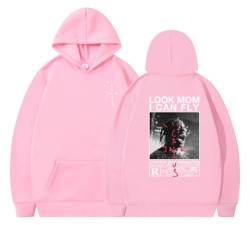 EVERLUCK Travis Hiphop Hoodie Herren Highest in the Room Sweatshirts Damen Jack Look Mom I Can Fly Scott Rap Fans Hoody Pullover, 06 Hiphop Jack, 36 von EVERLUCK