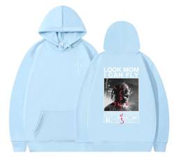 EVERLUCK Travis Hiphop Hoodie Herren Highest in the Room Sweatshirts Damen Jack Look Mom I Can Fly Scott Rap Fans Hoody Pullover, 18 Hiphop Jack, 42 von EVERLUCK