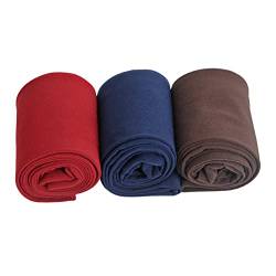 EVERSWE Microfaser 40 DEN Kinder Strumpfhose für Mädchen 3er Pack (Wine Red/Navy/Brown, 6-8) von EVERSWE