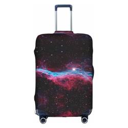 EVIUS Handbemalte Kofferabdeckung mit Flamingo-Vogelmotiv, Reisegepäckabdeckung, Kofferabdeckungen, waschbar, elastisch, passend für 45,7 - 81,3 cm Gepäckabdeckungen, Universe Galaxy, XL von EVIUS