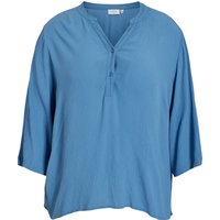 EVOKED VILA Shirtbluse "Viella", 3/4-Arm, V-Ausschnitt, für Damen, blau, 46 von EVOKED VILA