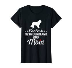 Damen Coolest NEWFOUNDLAND Mom Lustiger Hund Mama Pet Dog Family T-Shirt von EWD Dogs Family Apparel
