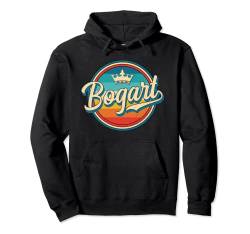 Bogart Retro Personalisierter Name Vintage Vorname Bogart Pullover Hoodie von EWD First Name Apparel