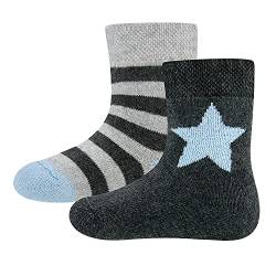 EWERS 2er Pack THERMO Socken Punkte für Jungen, Socken Jungensocken Babysocken Baumwolle von EWERS