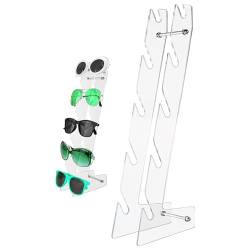 EWFAS Brillendisplay - Innovativer Sonnenbrillen-Displayhalter aus Acryl | Transparenter Sonnenbrillen-Organizer aus Acryl für den Heimgebrauch, Wohnzimmer, Schlafsaal, Arbeitszimmer von EWFAS