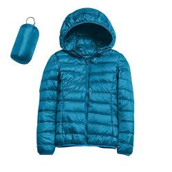 EWFAS Daunenjacke Damen Puffer Jacke Damen Leichter Daunenmantel Lightweight Steppjacke Damen Leicht Packable Down Jacket Daunenjacke Frauen Dünne Jacke Women Federleichte Daunenjacke von EWFAS