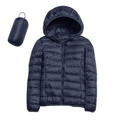 EWFAS Daunenjacke Damen Puffer Jacke Damen Leichter Daunenmantel Lightweight Steppjacke Damen Leicht Packable Down Jacket Daunenjacke Frauen Dünne Jacke Women Federleichte Daunenjacke von EWFAS