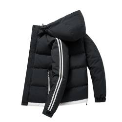 EWFAS Männer gesteppte Padded Shiny Puffer Blase Thick-Jacken-Mantel Metallisch glänzende Jacke Männer ultraleichte Stehkragen Jacke Winter Männer Mantel von EWFAS